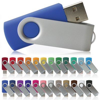 High Speed USB 2.0 Swivel Twister Flash Drive (2GB)